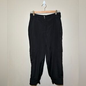 BCBGeneration Size 6 Black Cargo Mid - Rise Pants